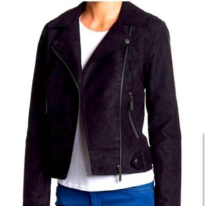 Nordstrom Rack Moto Faux Suede jacket s